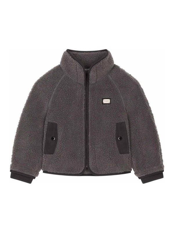 DOLCE & GABBANA: casual jackets - Lead Gray jacket