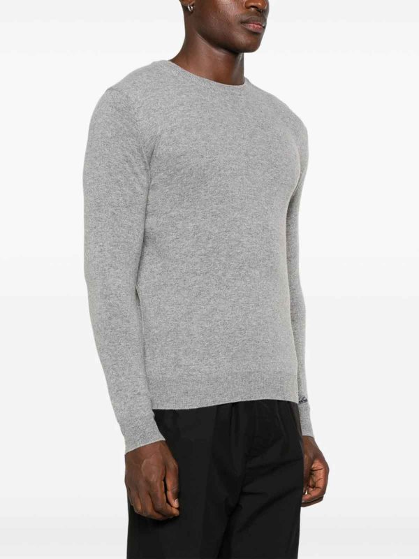 WOOLRICH: U-Boot-Ausschnitt online - U-Boot-Pullover - Grau