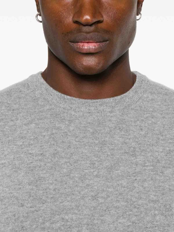 The Best Shops WOOLRICH: U-Boot-Ausschnitt - U-Boot-Pullover - Grau