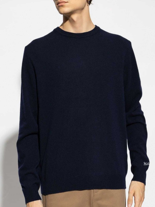 ボートネック - ブルー shop online: WOOLRICH