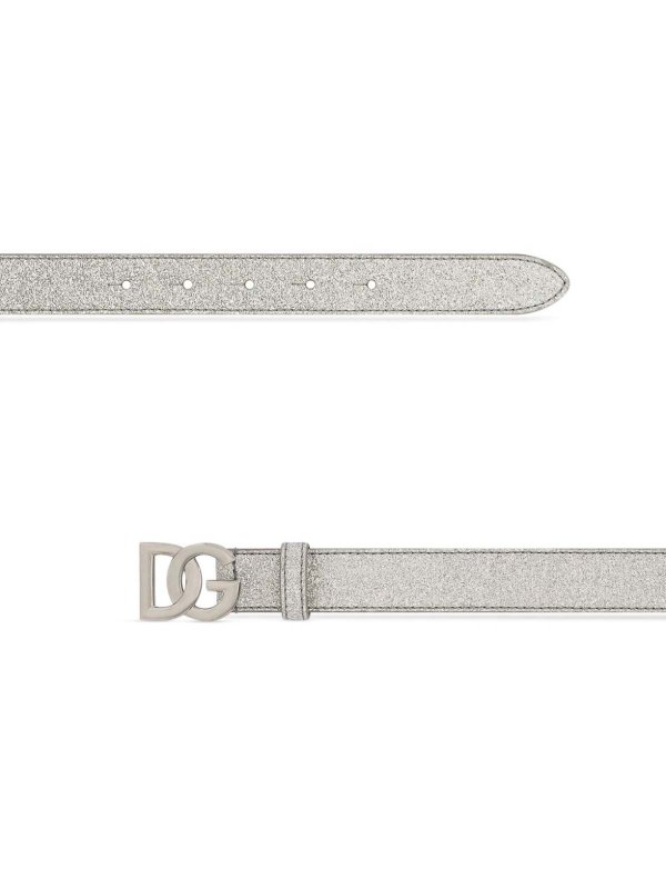 DOLCE & GABBANA: Cinturones online - Cinturón - Plata