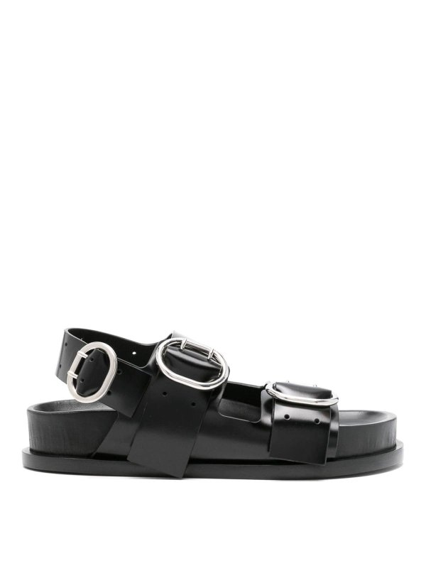 JIL SANDER: Sandalen - Sandalen - Schwarz