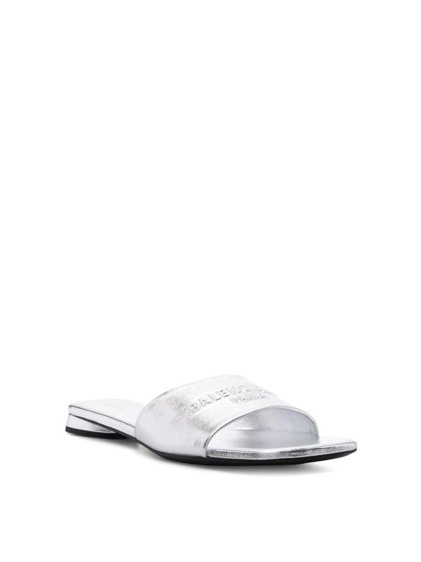 BALENCIAGA: sandals online - Silver sandals