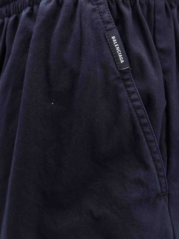 The Best Shops BALENCIAGA: トラウザーショーツ - ショートパンツ - ブルー