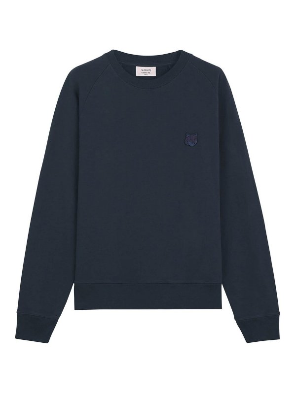 MAISON KITSUNÉ: Sweatshirts und Pullover - Sweatshirt - Blau