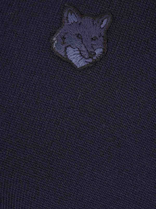 The Best Shops MAISON KITSUNÉ: Cardigans - Cardigan - Blau