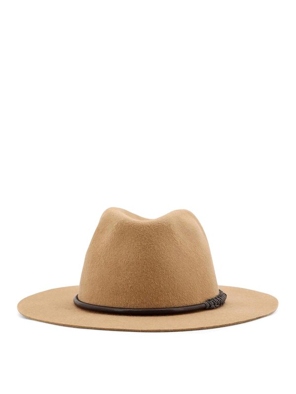 BRUNELLO CUCINELLI: Hüte - Hut - Braun