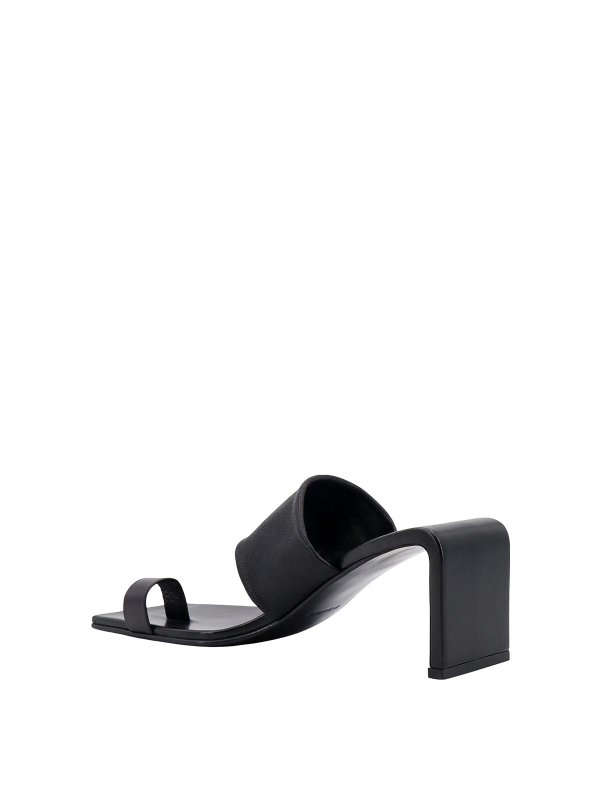 The Best Shops JIL SANDER: Sandalias - Sandalias - Negro