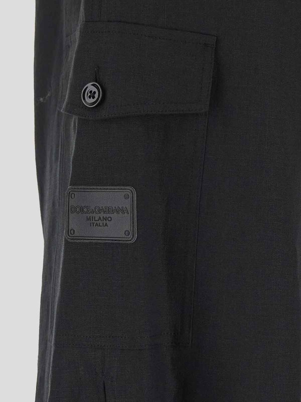 The Best Shops DOLCE & GABBANA: Trousers Shorts - Black Shorts