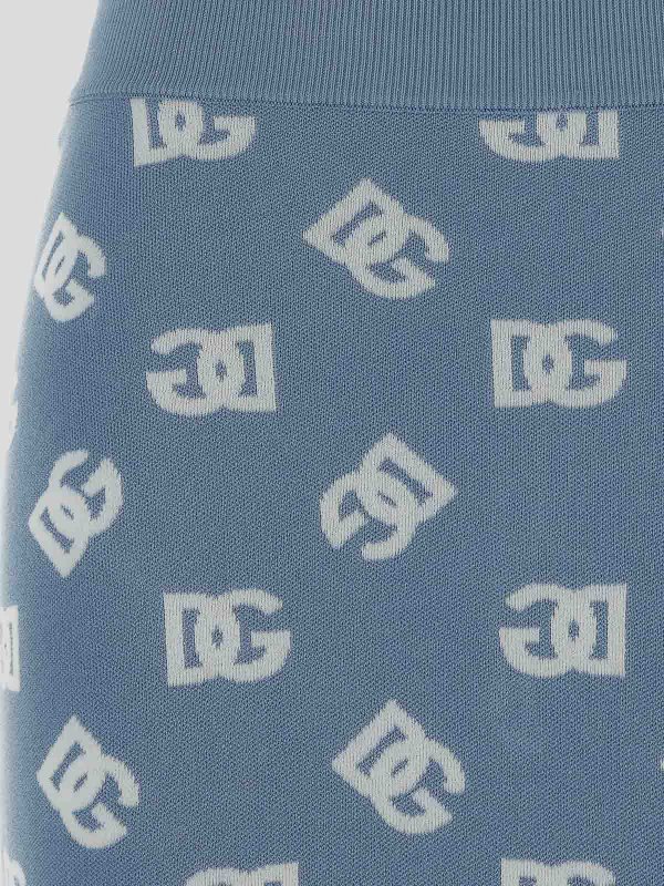 The Best Shops DOLCE & GABBANA: Jupes midi et au genou - Jupe Midi - Bleu Clair