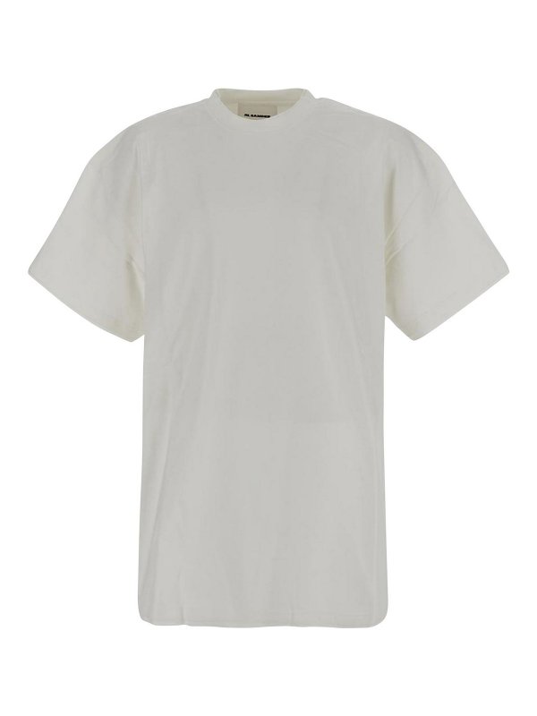 JIL SANDER: Tシャツ - Tシャツ - 黒