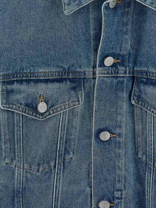 The Best Shops MM6 MAISON MARGIELA: denim jacket - Denim jacket