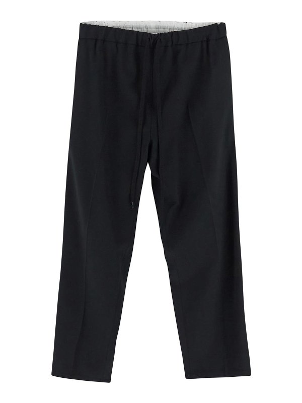 MM6 MAISON MARGIELA: Pantalones casual - Pantalón Casual - Negro