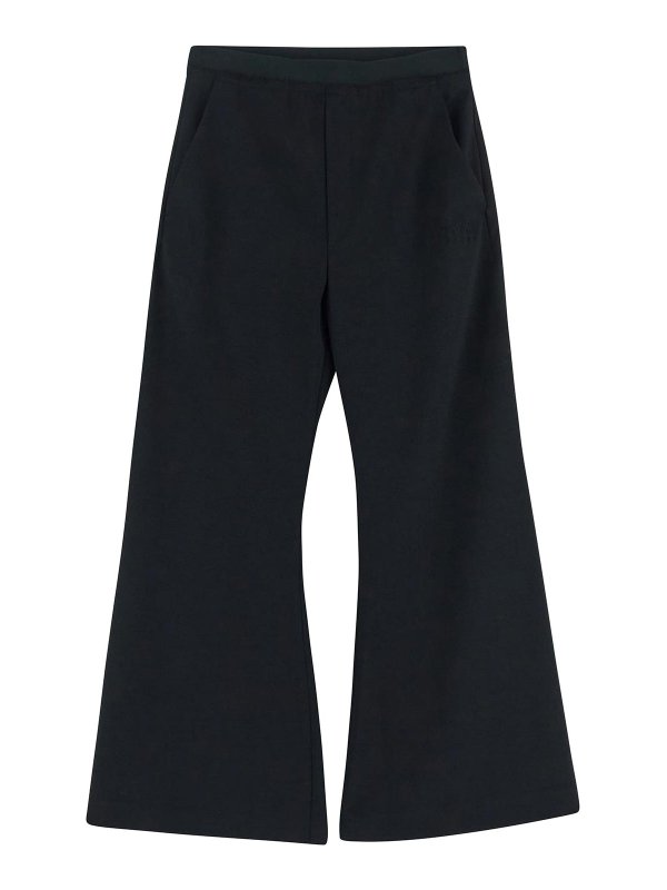 MM6 MAISON MARGIELA: カジュアルトラウザー - カジュアルパンツ - 黒