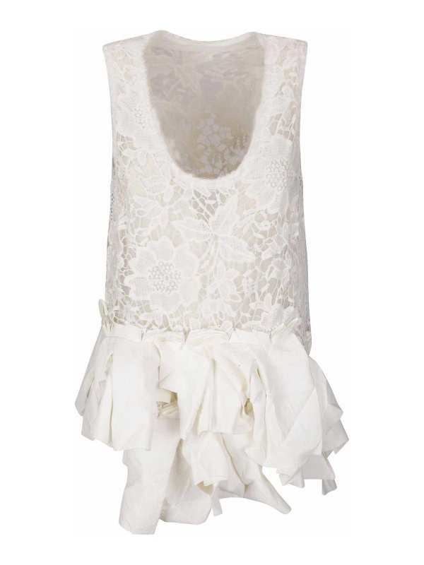 COMME DES GARCONS: Blusen - Bluse - Weiß