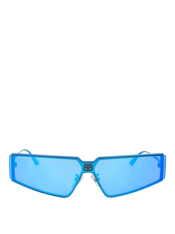 BALENCIAGA: サングラス - サングラス - ブルー