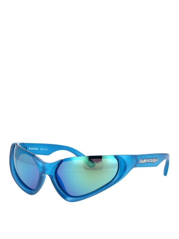 BALENCIAGA: サングラス online - サングラス - ブルー