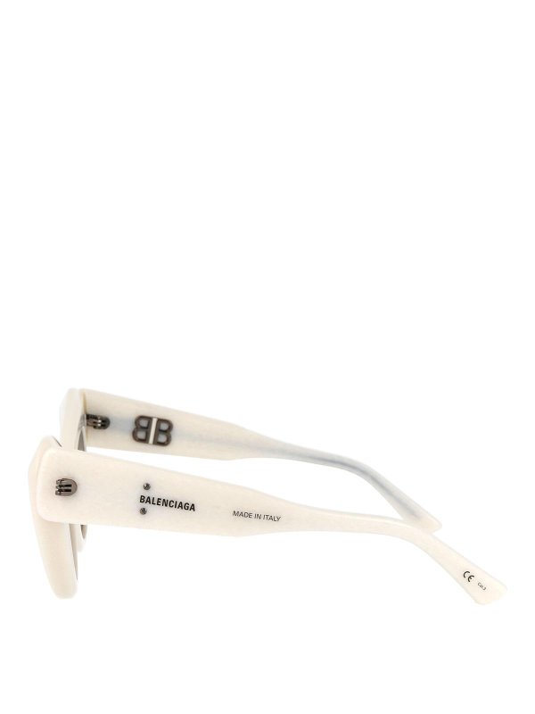 The Best Shops BALENCIAGA: Sonnenbrillen - Sonnenbrille - Weiß