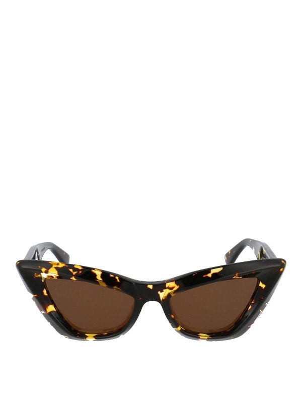 BOTTEGA VENETA: サングラス - サングラス - ブラウン