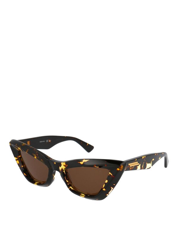 BOTTEGA VENETA: サングラス online - サングラス - ブラウン