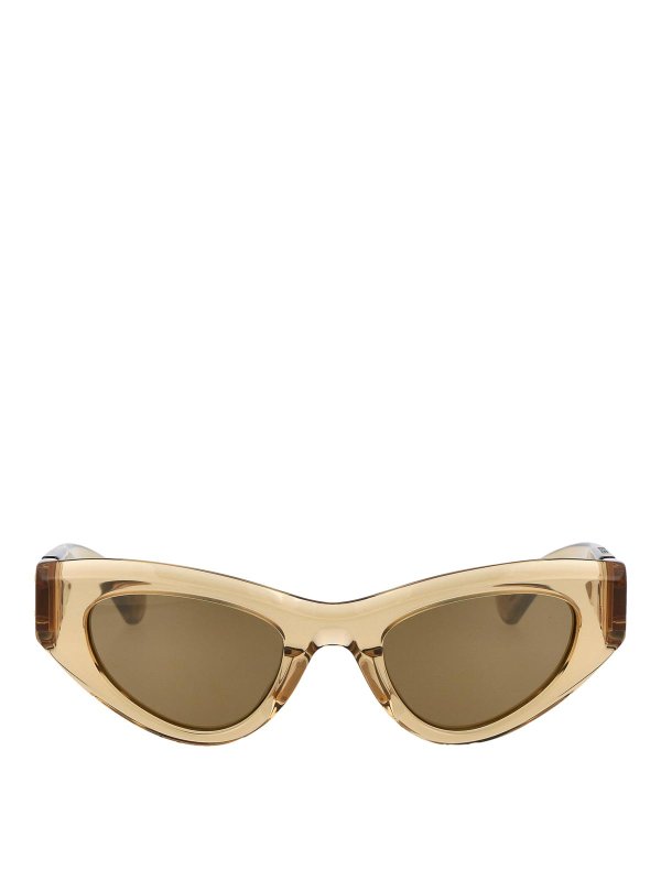 BOTTEGA VENETA: サングラス - サングラス - ブラウン