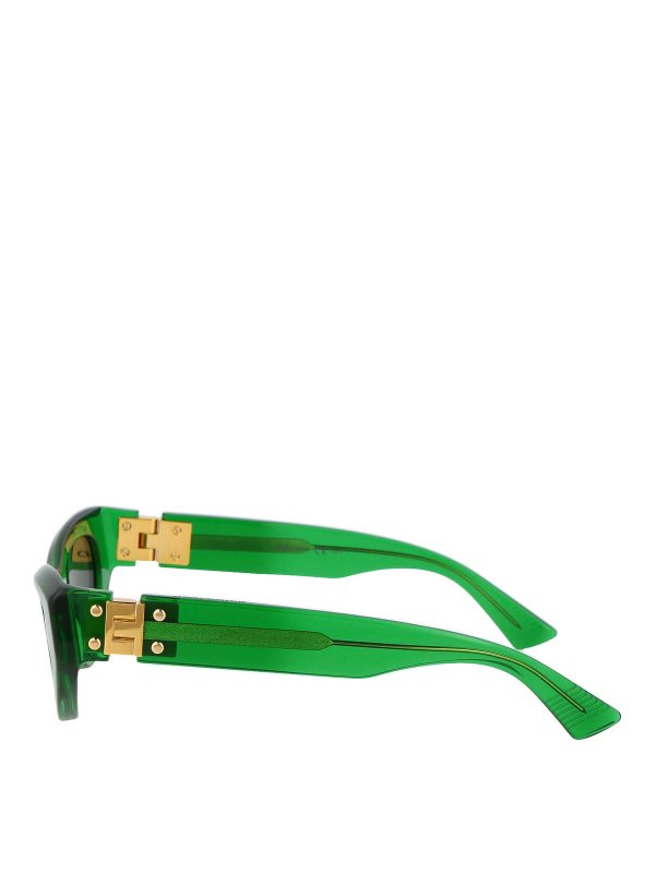 The Best Shops BOTTEGA VENETA: Lunettes de soleil - Lunettes De Soleil - Vert