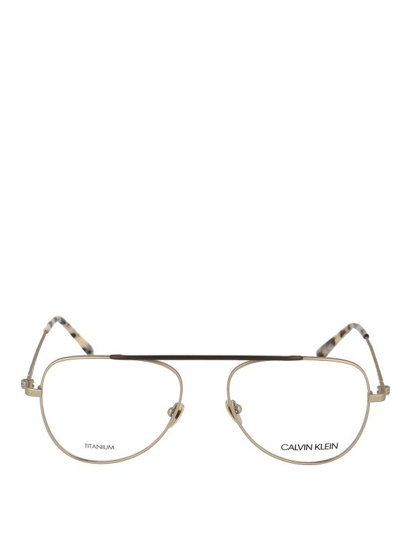 CALVIN KLEIN: Brillen - Brillen - Gold