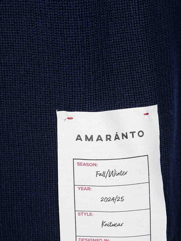 The Best Shops AMARANTO: タートルネック - タートルネック/ポロネック - ブルー