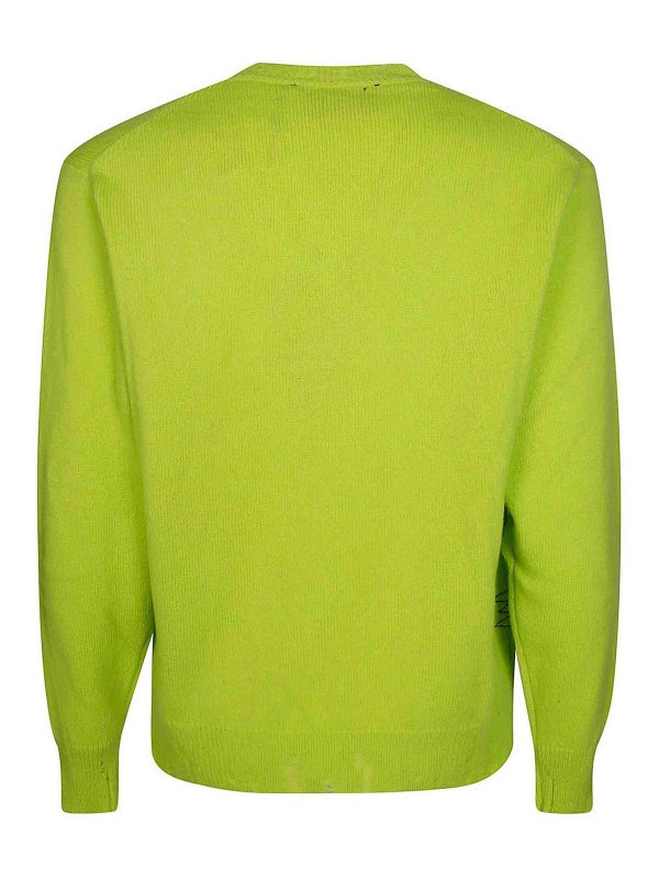 AMARANTO: Strickpullover mit Rundhalsausschnitt online - Rundhalspullover - Grün