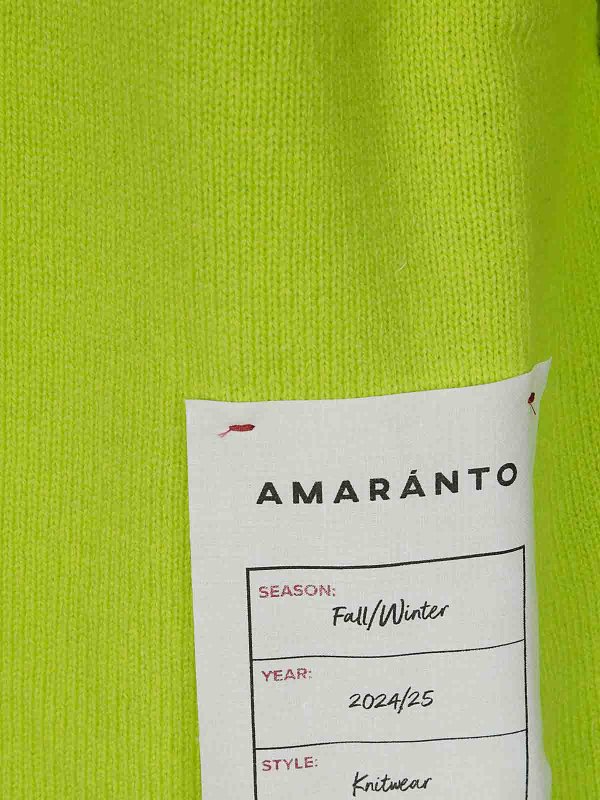 The Best Shops AMARANTO: Strickpullover mit Rundhalsausschnitt - Rundhalspullover - Grün