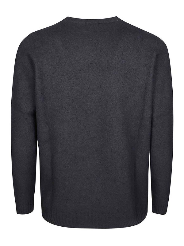 DRUMOHR: Suéteres con cuello pico online - Suéter Cuello Redondo - Negro