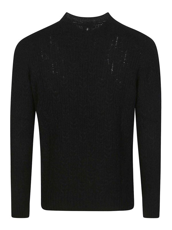 DRUMOHR: cardigans online - Gc Treccia Spiga Lambswool