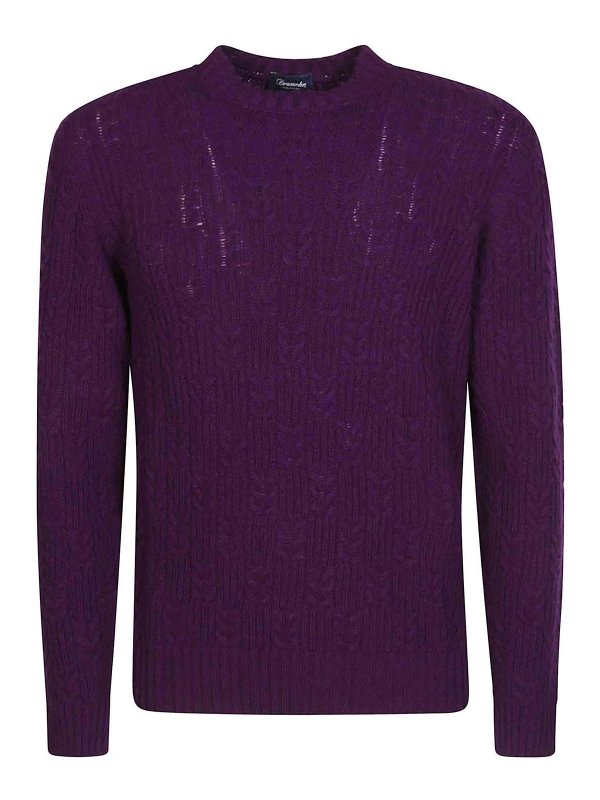 DRUMOHR: カーディガン - カーディガン - 紫