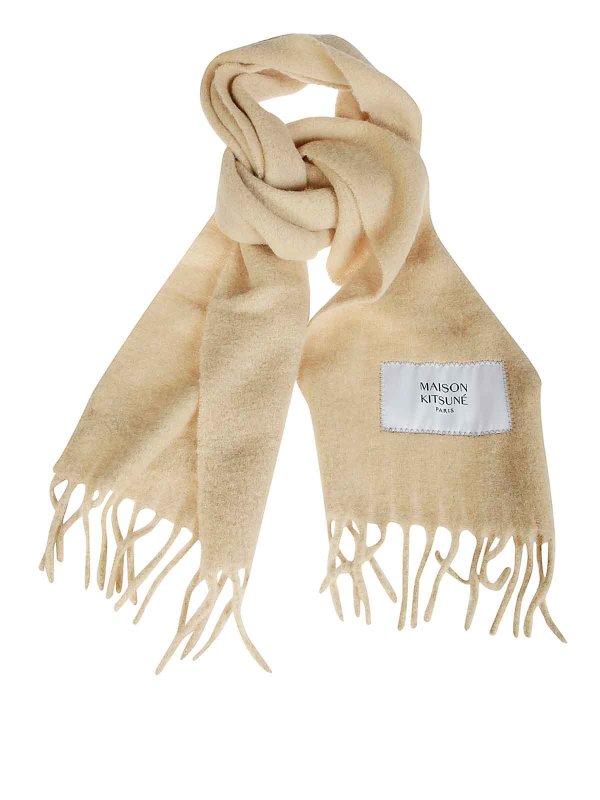 MAISON KITSUNÉ: Schals online - Schal - Gelb