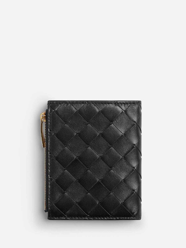The Best Shops BOTTEGA VENETA: wallets & purses - `Intrecciato 15 Small Bi-Fold Wallet`