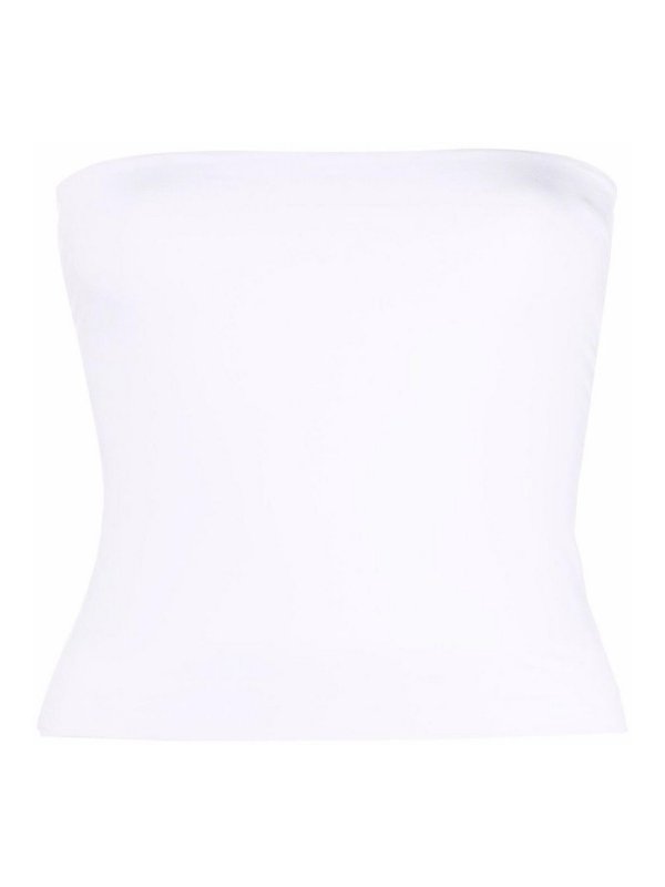 BRUNELLO CUCINELLI: Tops y camisetas sin mangas - Top - Blanco