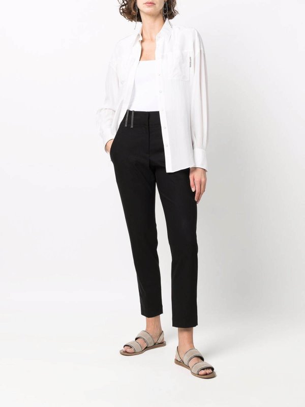 BRUNELLO CUCINELLI: Tops y camisetas sin mangas online - Top - Blanco