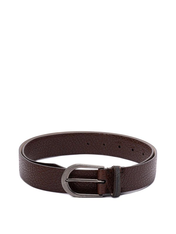 BRUNELLO CUCINELLI: ベルト - ベルト - ブラウン