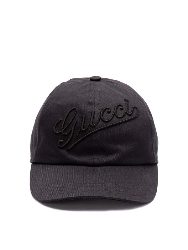 GUCCI: hats & caps - Baseball Hat With Embroidery