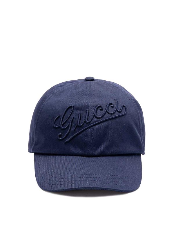 GUCCI: hats & caps - Baseball Hat With Embroidery