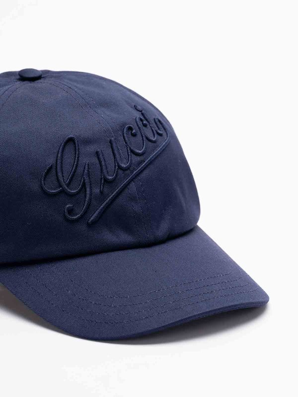 The Best Shops GUCCI: hats & caps - Baseball Hat With Embroidery