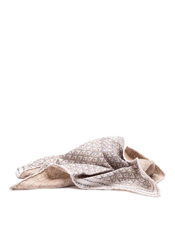 BRUNELLO CUCINELLI: ストール＆ショール - ストール/ショール - ライトブラウン