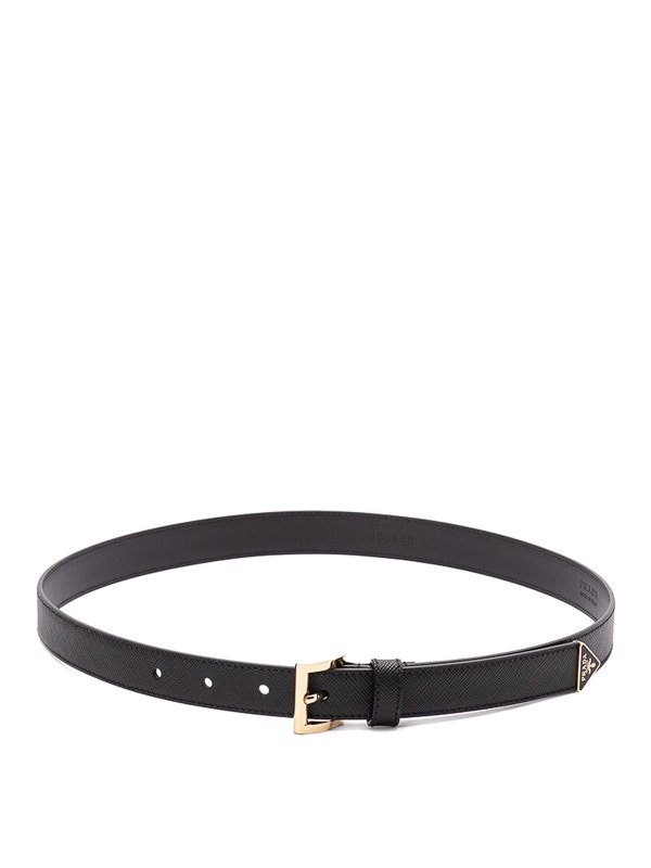 PRADA: belts - Saffiano Leather Belt
