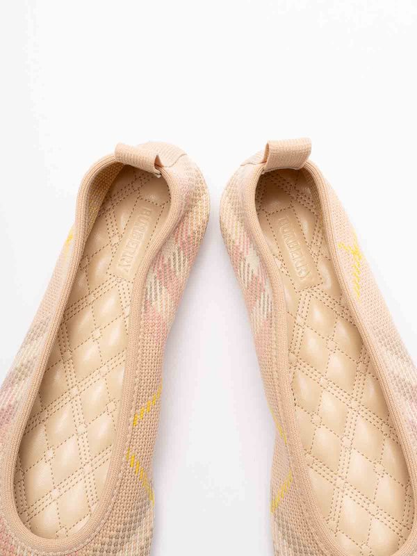 The Best Shops BURBERRY: `Baby` `Check` Ballerinas