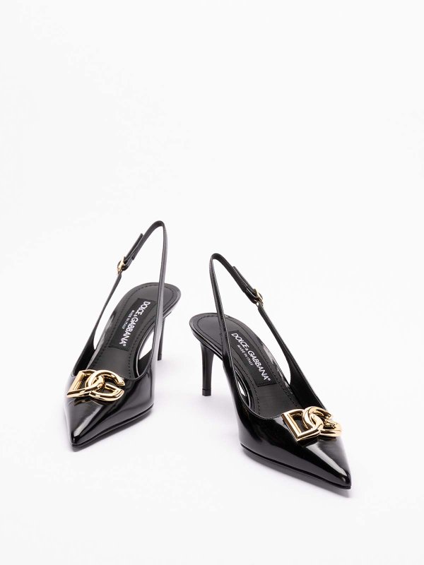 DOLCE & GABBANA: court shoes online - Slingbacks With `Dg` Logo