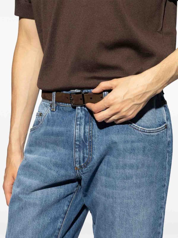 ベルト - ダークブラウン shop online: DOLCE & GABBANA