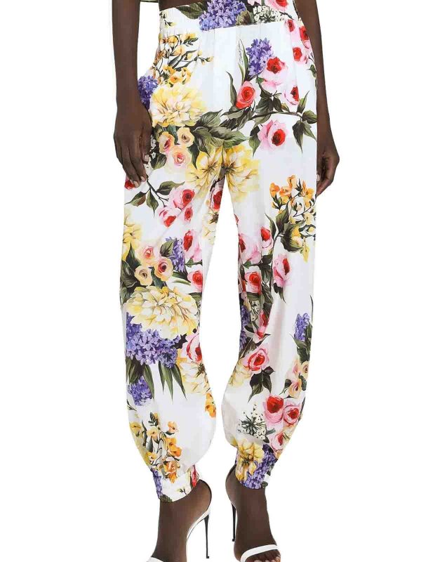 The Best Shops DOLCE & GABBANA: pantaloni casual - Pantaloni floreali