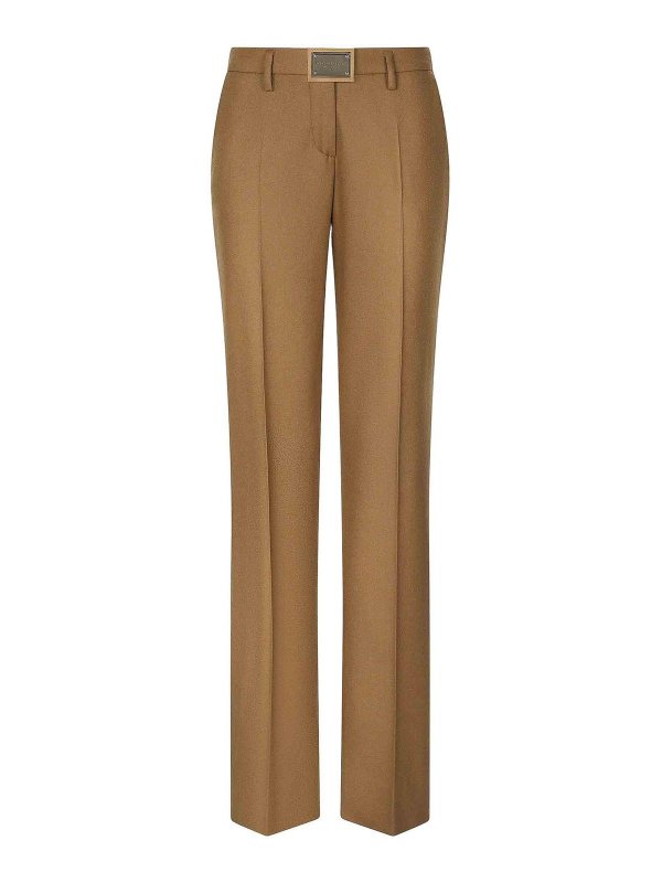 DOLCE & GABBANA: Pantalones casual - Pantalón Casual - Beis