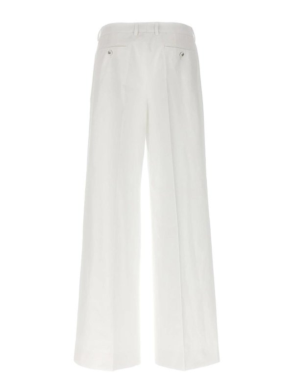 DOLCE & GABBANA: Pantalons casual online - Pantalons Décontractés - Blanc