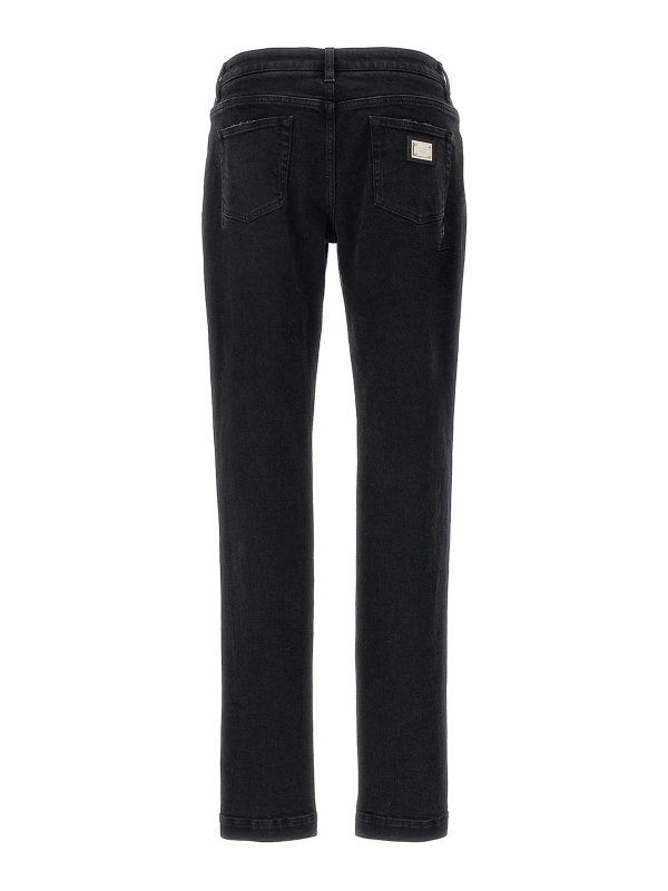 DOLCE & GABBANA: ブーツカットジーンズ online - ブーツカットジーンズ - 黒